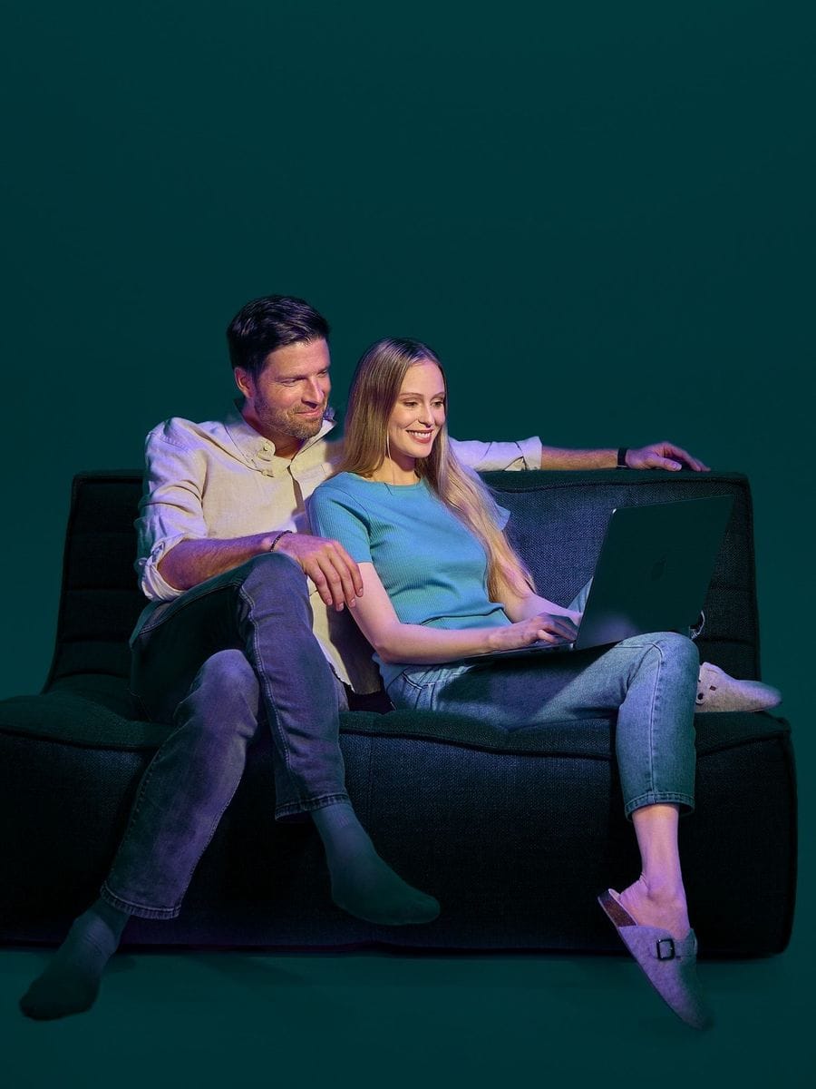10x par í sófa grænt