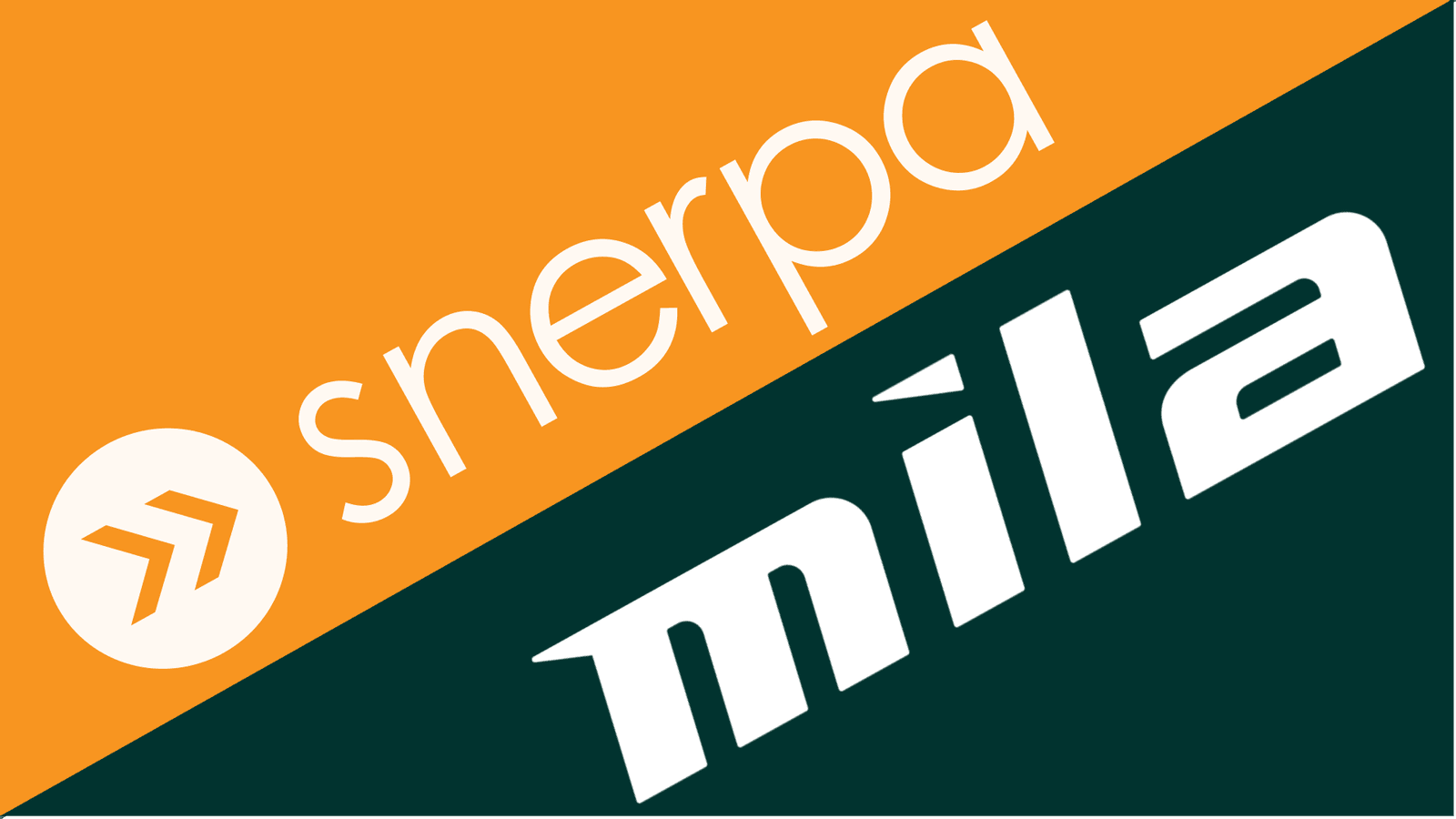 Samsett mynd af merkjum Snerpu og Mílu