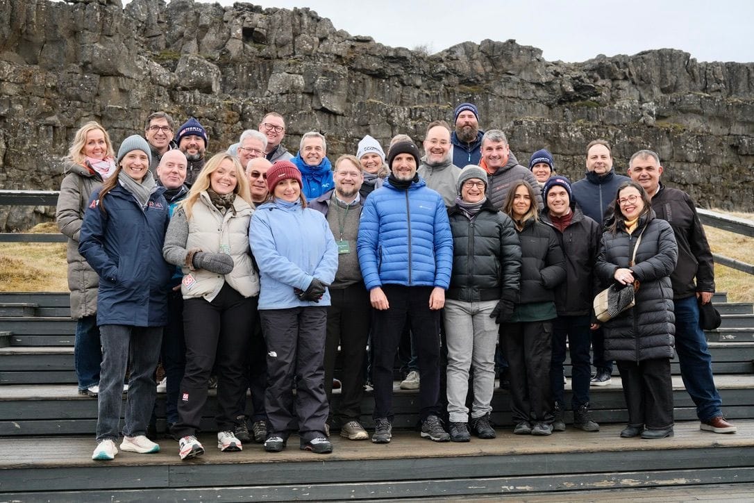Ráðstefnugestir EWD 2026 á Íslandi.